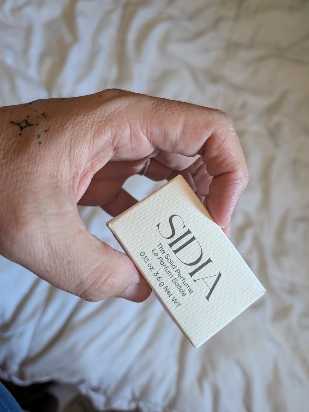 SIDIA Braless Solid Perfume Leather & Vanilla 0.13 oz 3.6g NIB